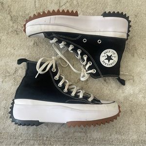 Converse All Star® Run Star Hike High Top Platform Sneaker, Size: 7